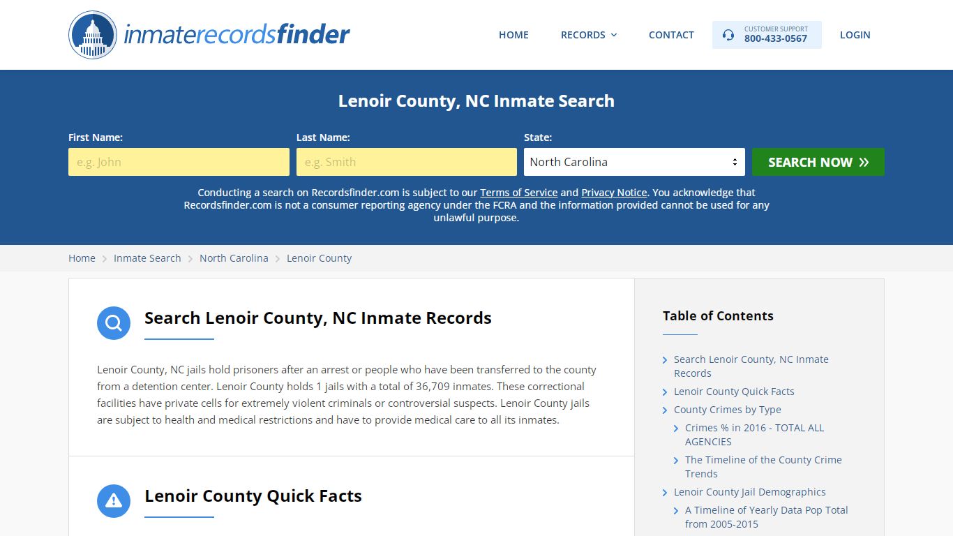 Lenoir County, NC Inmate Lookup & Jail Records Online